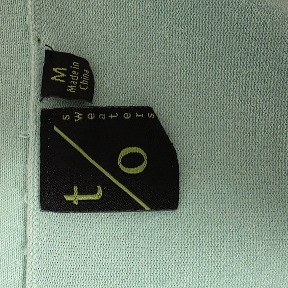 Floral Spring Dress with Mint Cardigan (Size: M) - Picture 8 of 13